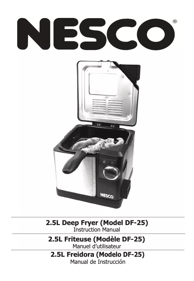 Page n°1 - Manuel utilisateur Nesco DF-25