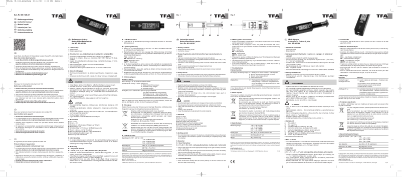 Page 1 de la notice Manuel utilisateur TFA 98.1126.01