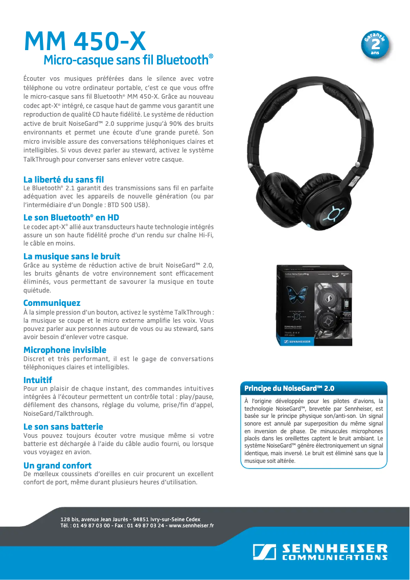 Image de la première page du manuel de l'appareil MM 450-X Travel