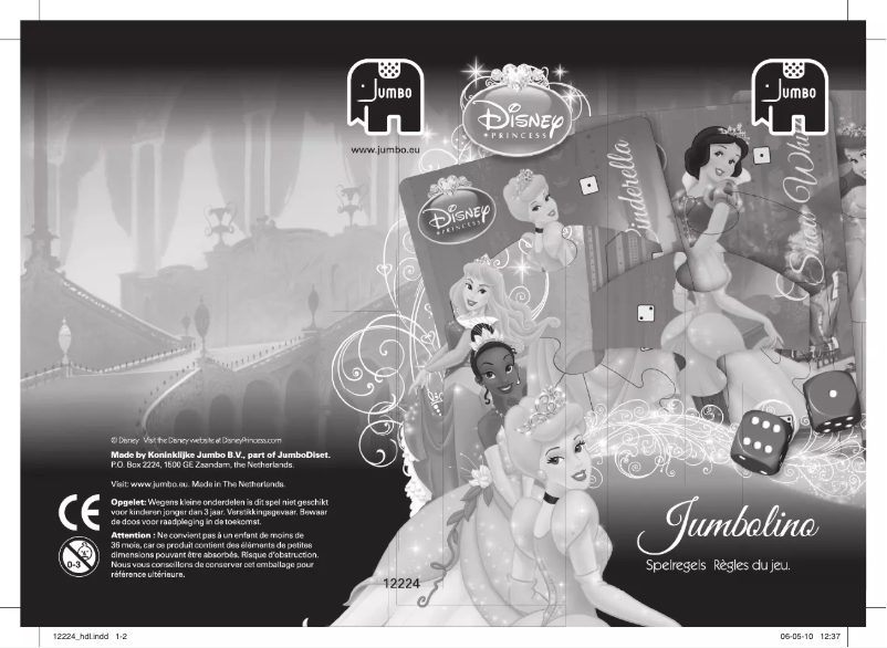 Page n°1 - Manuel utilisateur Jumbo Disney Princess lino