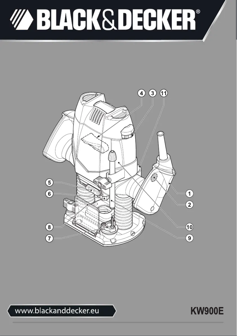 Page 1 de la notice Manuel utilisateur Black & Decker KW900EKA