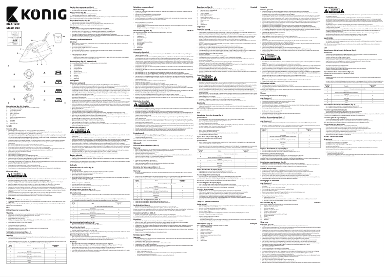 Image de la première page du manuel de l'appareil KN-SI1200