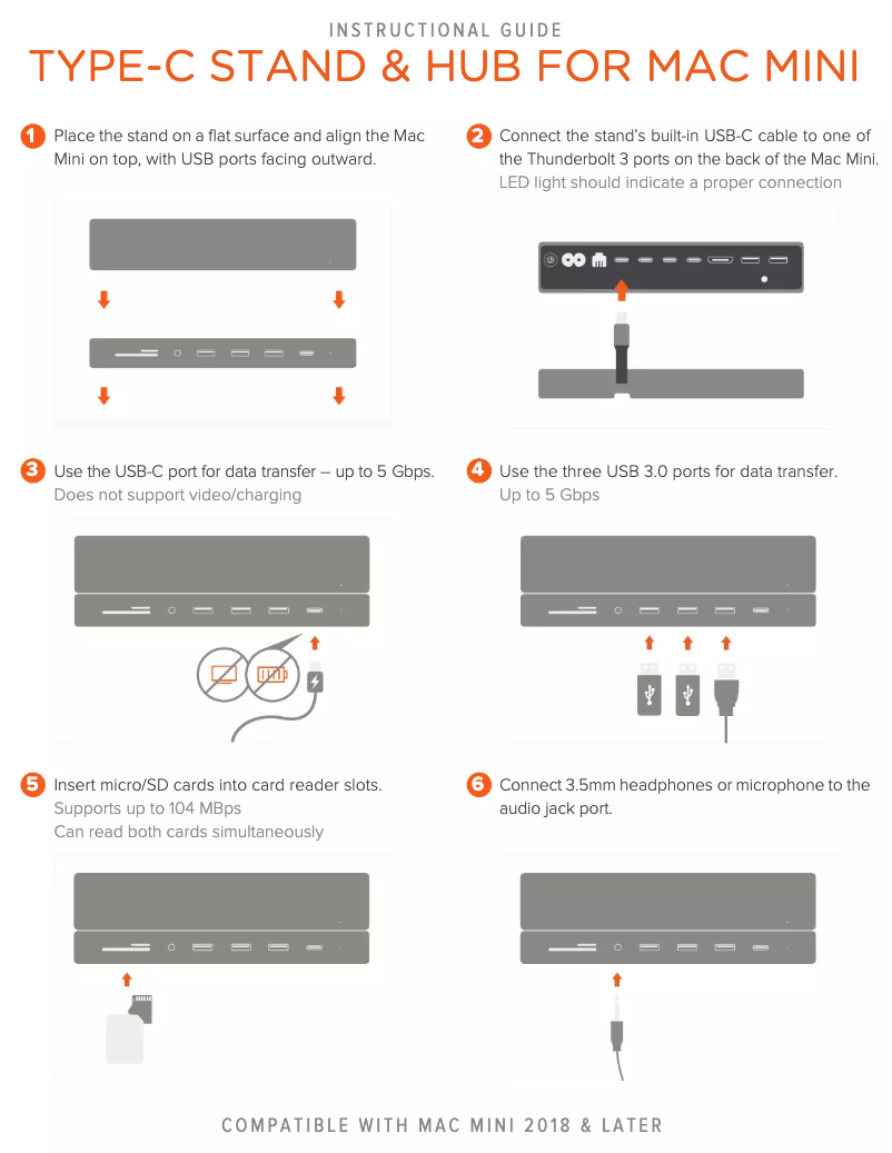 Page 1 de la notice Manuel utilisateur Satechi ST-ABHFS
