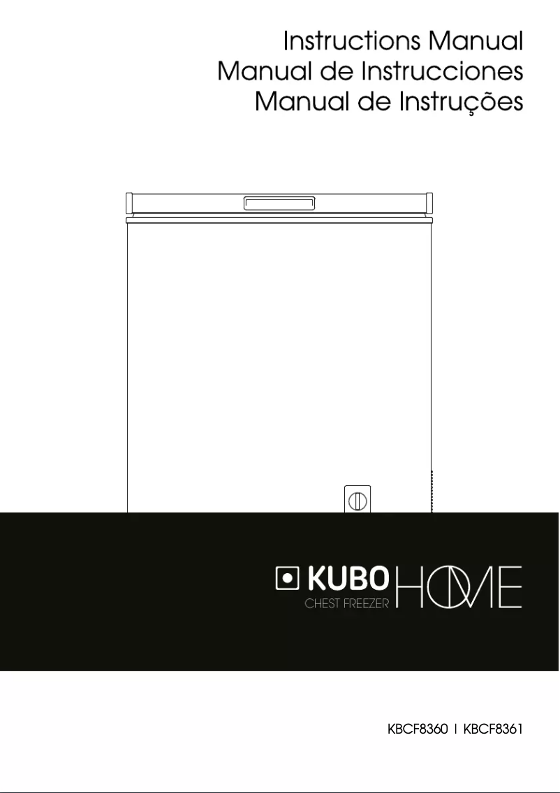 Page n°1 - Manuel utilisateur Kubo KBCF8361