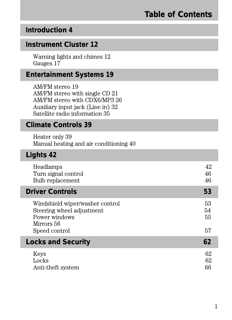 Imagen de la primera página del manual del dispositivo B2300 Truck (2008)