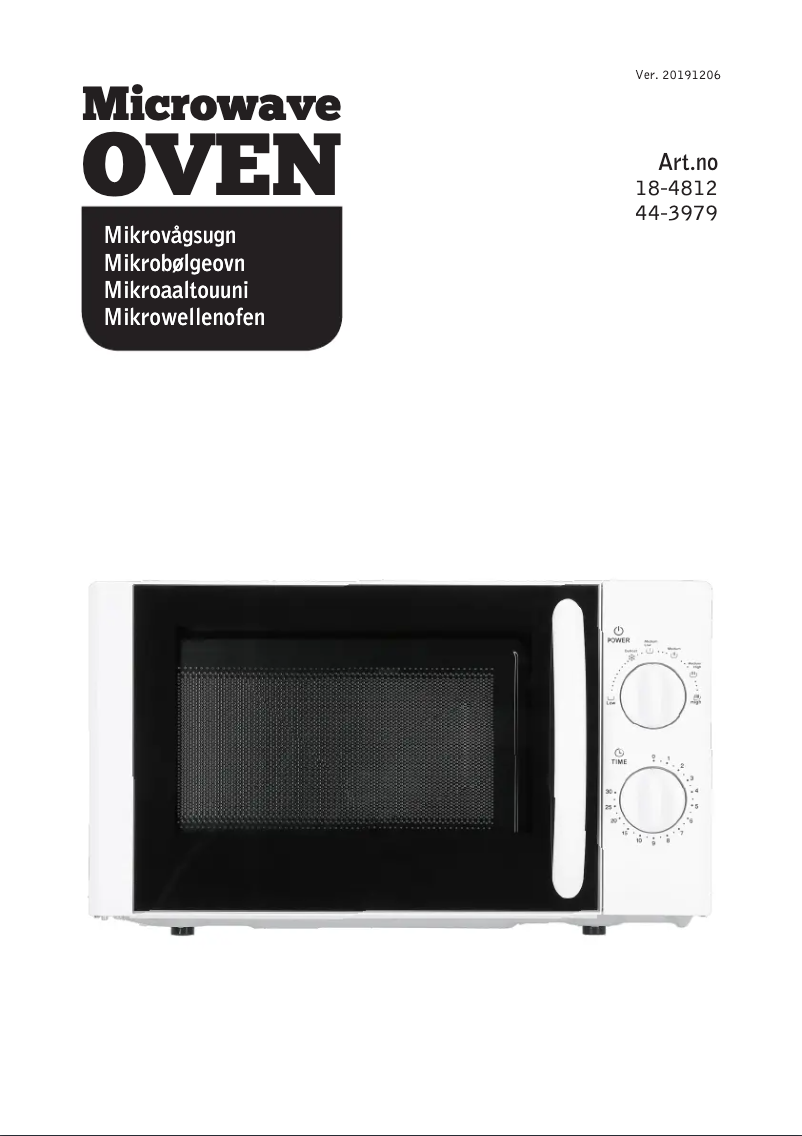 Page n°1 - Manuel utilisateur Clas Ohlson 44-3979