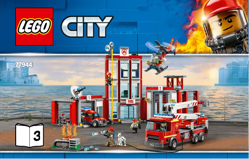 Page 1 de la notice Manuel utilisateur Lego City 77944