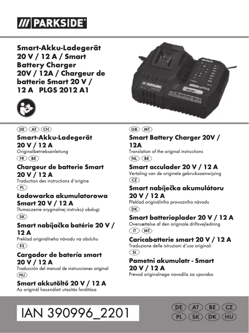 Page n°1 - Manuel utilisateur Parkside PLGS 2012 A1