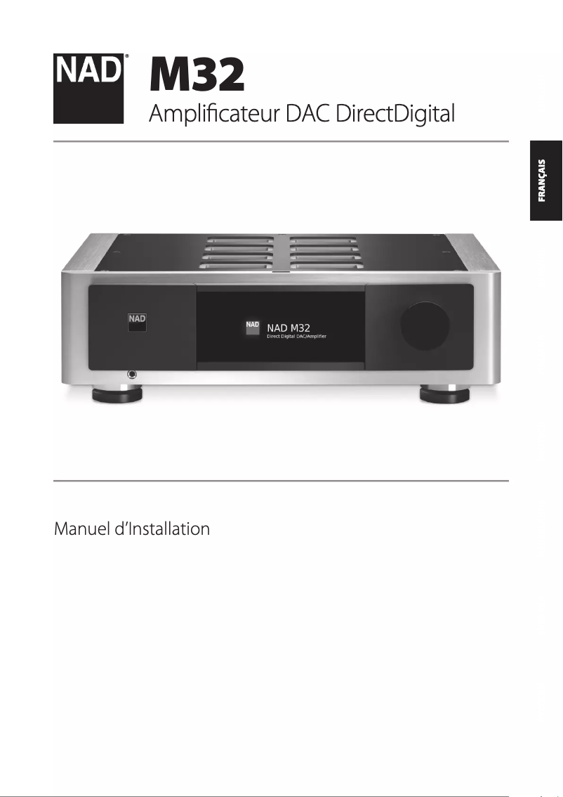 Page n°1 - Manuel utilisateur NAD M32