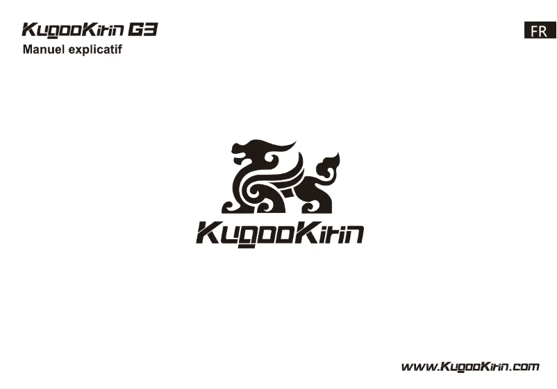 Page 1 de la notice Manuel utilisateur Kugoo Kirin G3