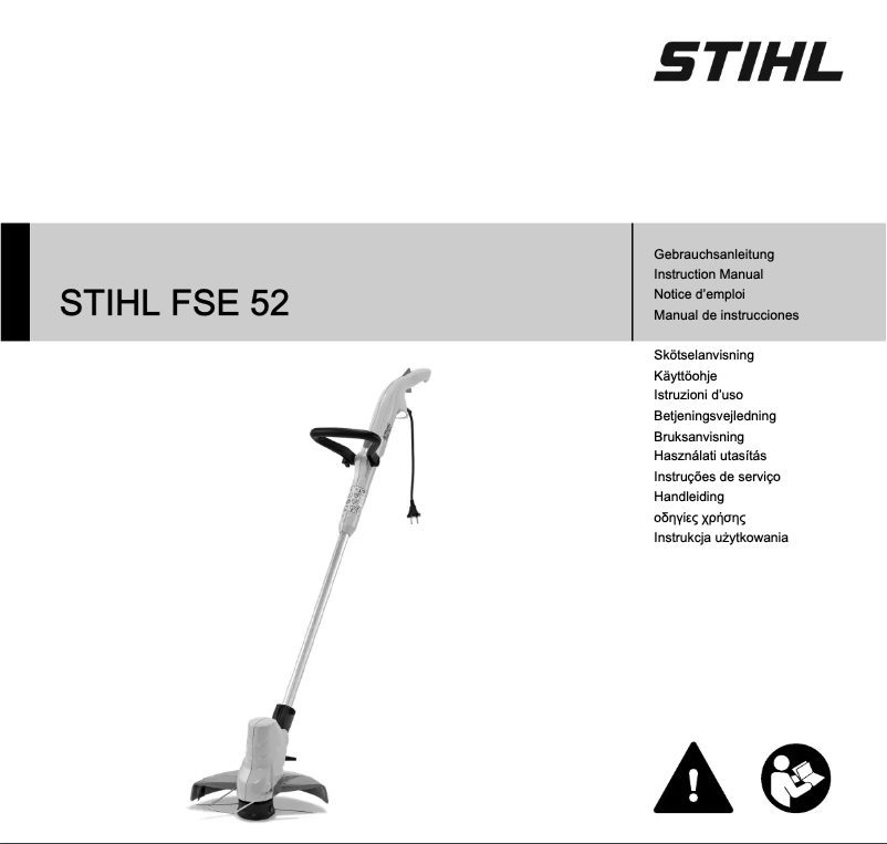 Page 1 de la notice Manuel utilisateur Stihl FSE 52