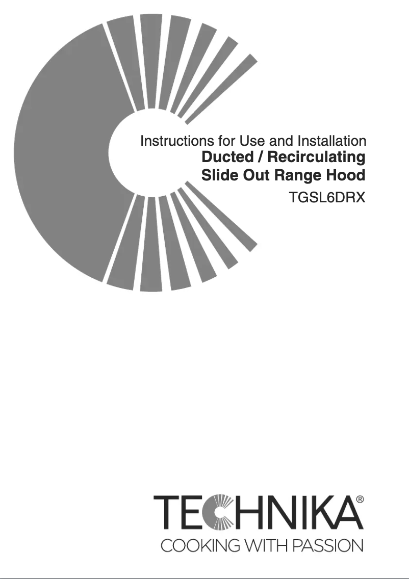 Page 1 de la notice Manuel utilisateur Technika TGSL6DRX