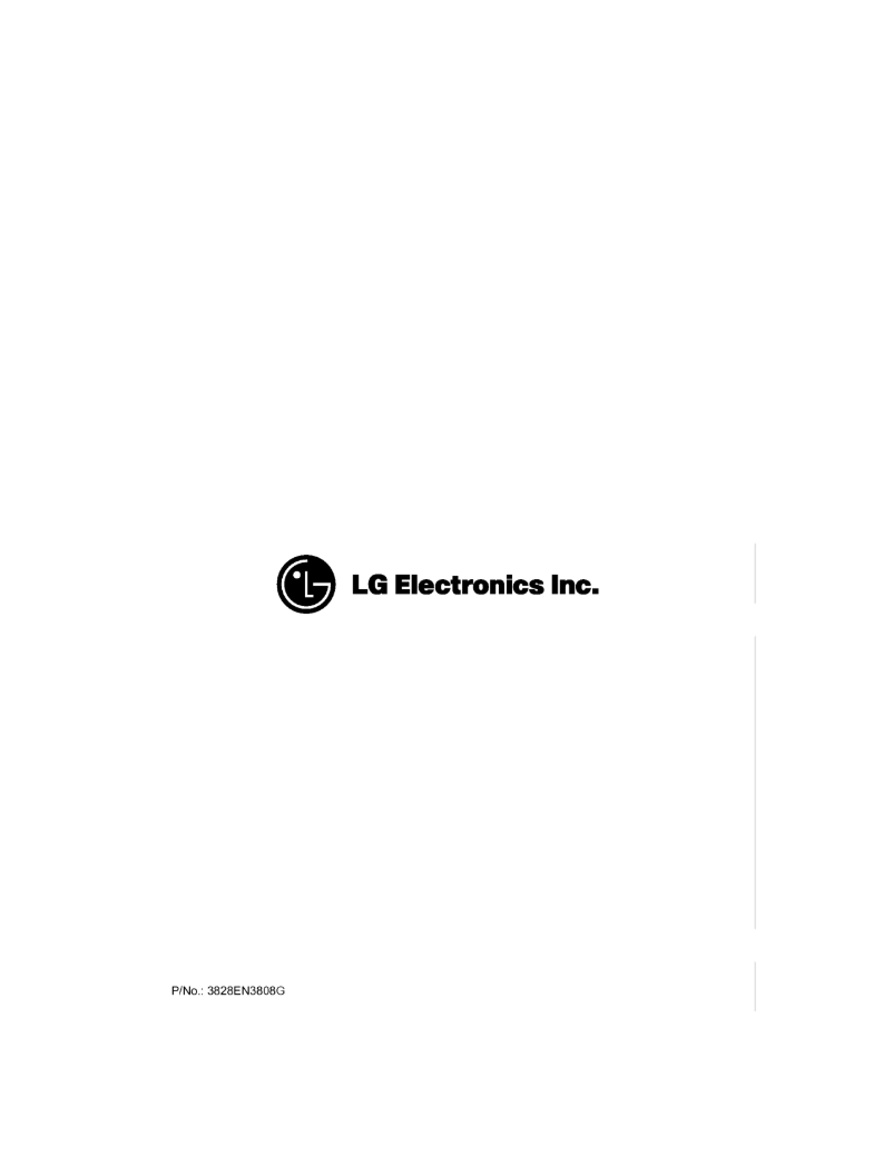 Page 1 de la notice Manuel utilisateur LG WD-80250TP