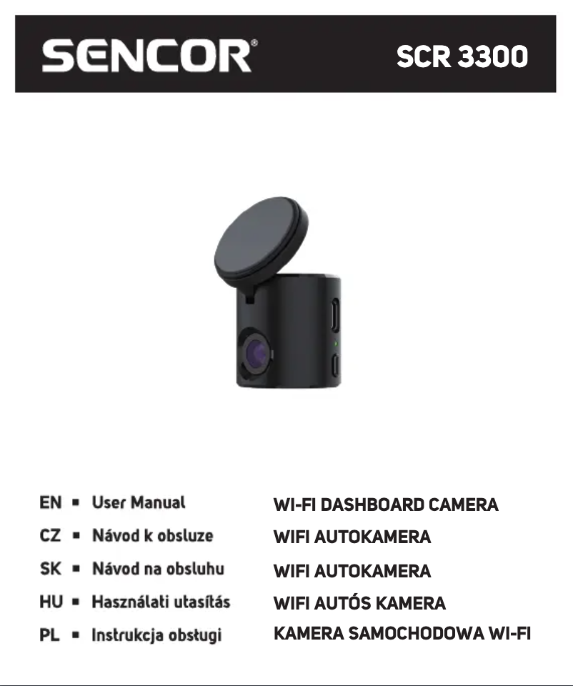Page 1 de la notice Manuel utilisateur Sencor SCR 3300