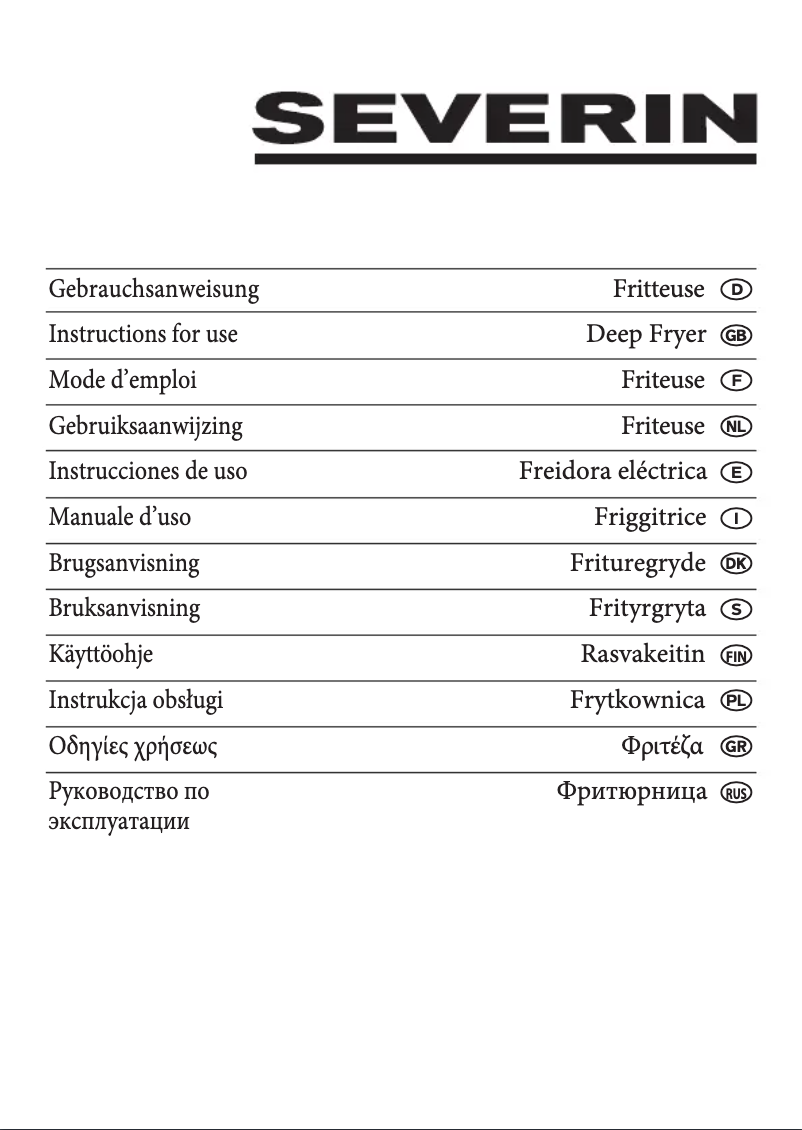 Page n°1 - Manuel utilisateur Severin FR 2404