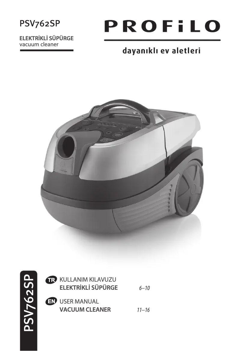 Page 1 de la notice Manuel utilisateur Profilo PSV762SP