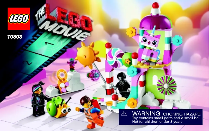 Page 1 de la notice Manuel utilisateur Lego The Lego Movie 70803