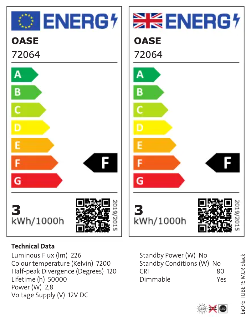 Image de la première page du manuel de l'appareil biOrb TUBE 15