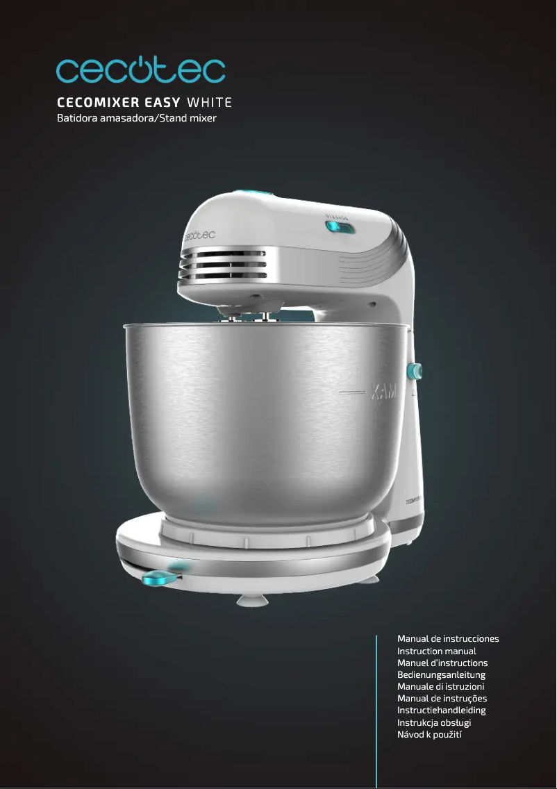 Image de la première page du manuel de l'appareil Cecomixer Easy