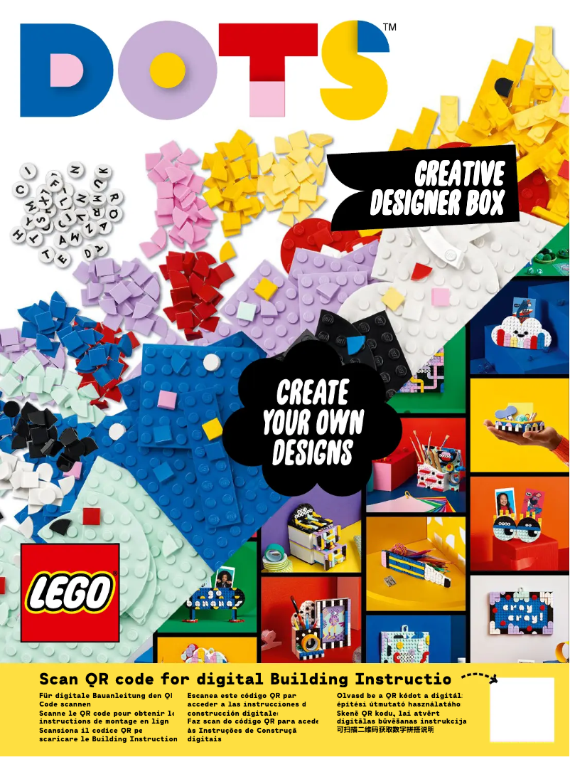 Page n°1 - Consignes visuelles Lego DOTS 41938