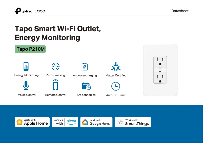 Page n°1 - Manuel utilisateur TP-Link Tapo P210