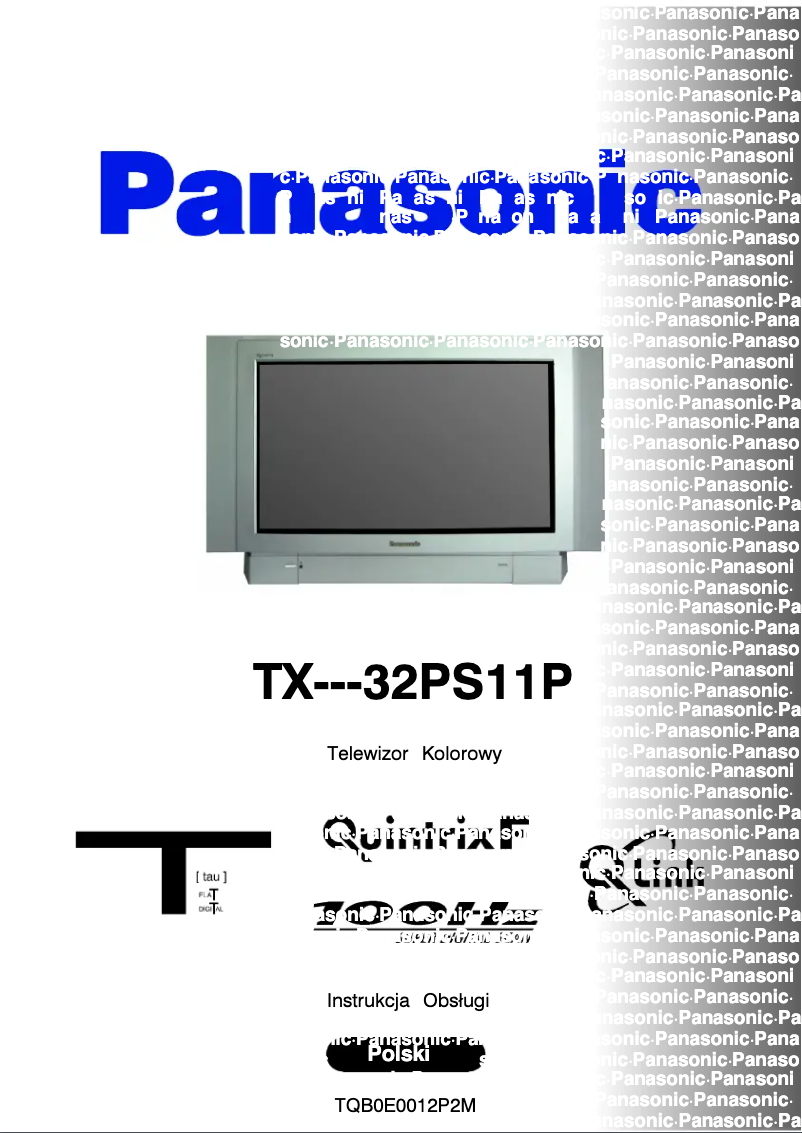 Page 1 de la notice Manuel utilisateur Panasonic TX-32PS11P