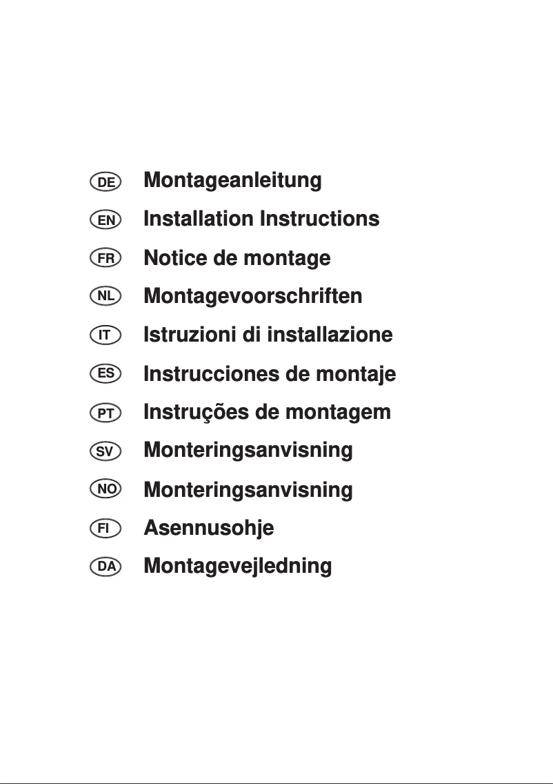 Página 1 del manual Guía de instalación Bosch DWK096652