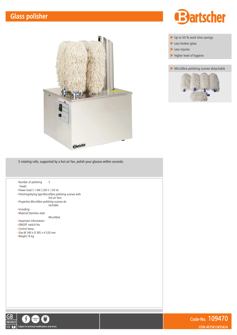 Image de la première page du manuel de l'appareil 109470