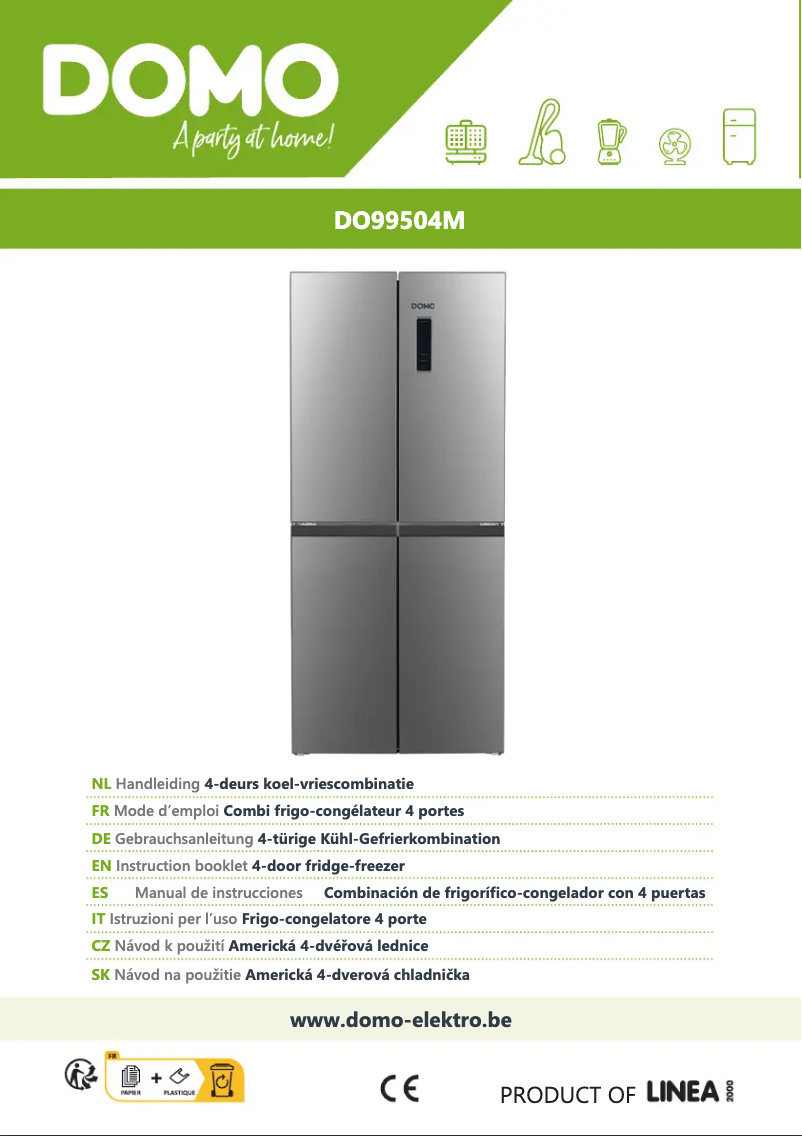 Page n°1 - Manuel utilisateur Domo DO99504M