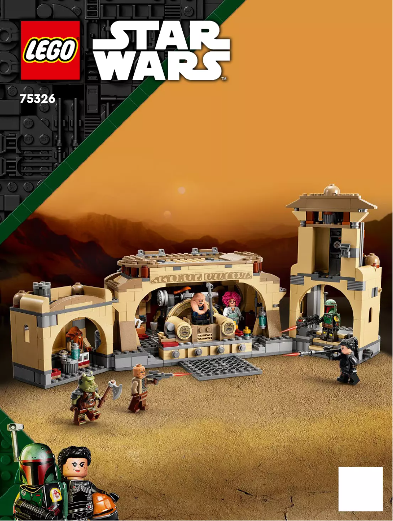Page 1 de la notice Manuel utilisateur Lego Star Wars 75326