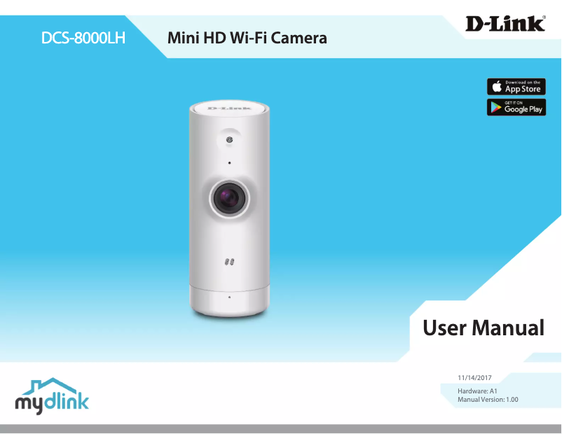 Page 1 de la notice Manuel utilisateur D-Link DCS-8000LH