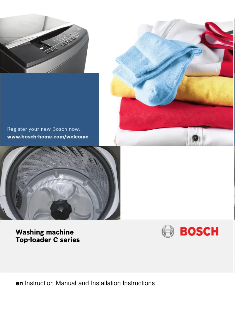 Page 1 de la notice Manuel utilisateur Bosch WOE101S0GC