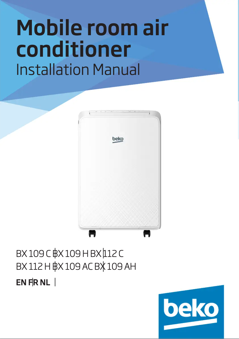 Page 1 de la notice Manuel utilisateur Beko BX 109H