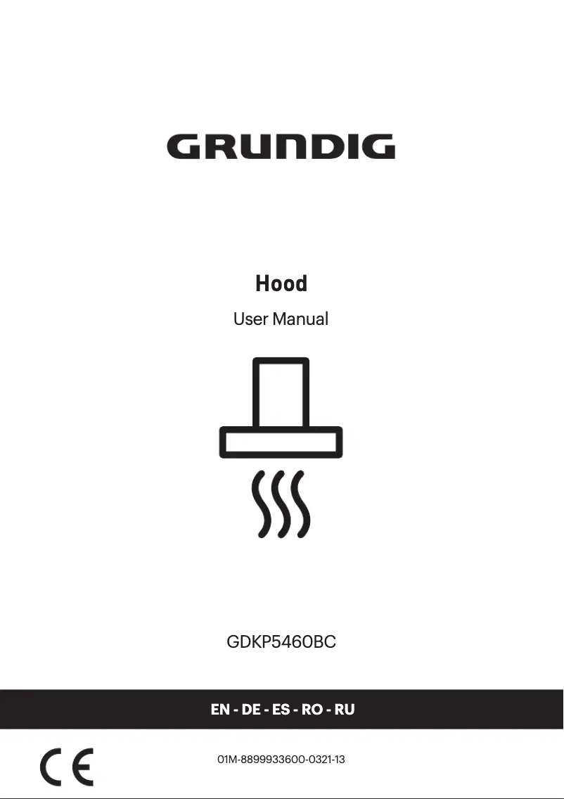 Page n°1 - Manuel utilisateur Grundig GDKP5460BC