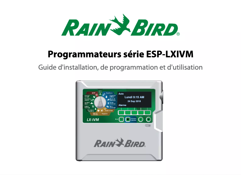 Página 1 del manual Manual de usuario Rain Bird ESP-LXIVM