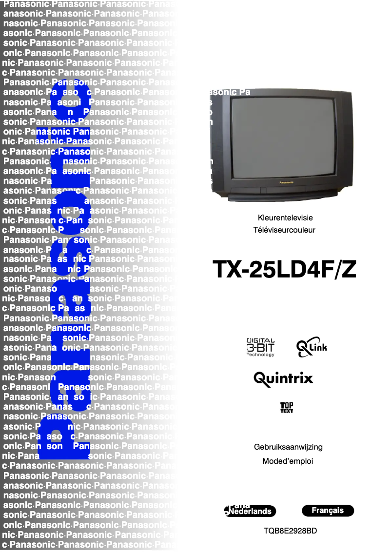 Page 1 de la notice Manuel utilisateur Panasonic TX-25LD4FZ