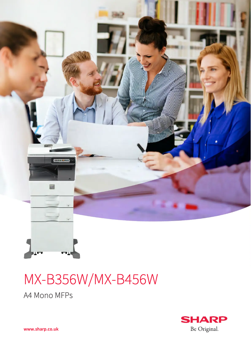 Page 1 de la notice Brochure Sharp MX-B456W