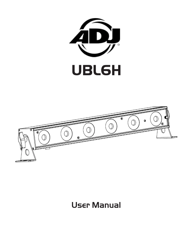 Image de la première page du manuel de l'appareil UBL6H