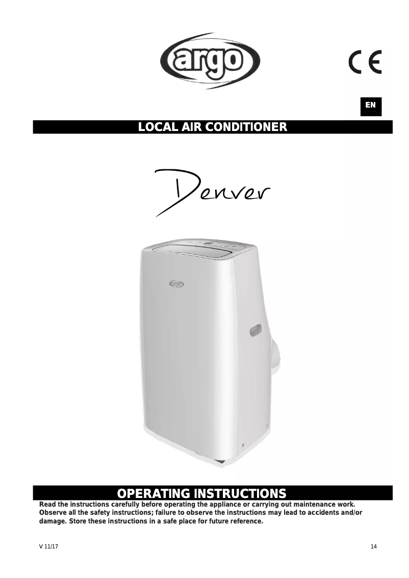 Imagen de la primera página del manual del dispositivo Denver