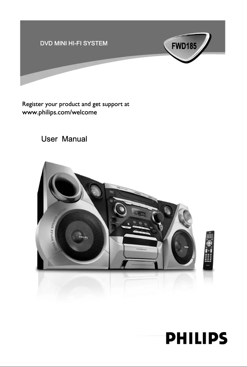 Página 1 del manual Manual de usuario Philips FWD185