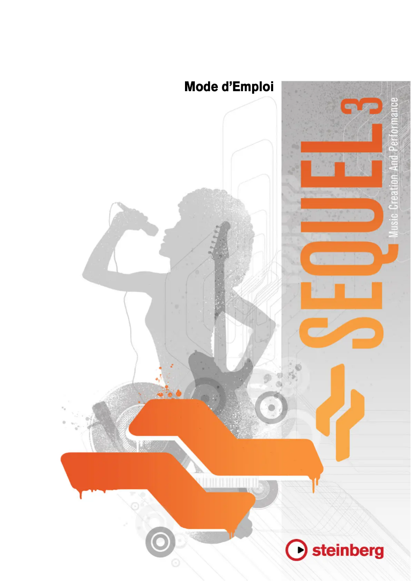 Page 1 de la notice Manuel utilisateur Steinberg Sequel 3