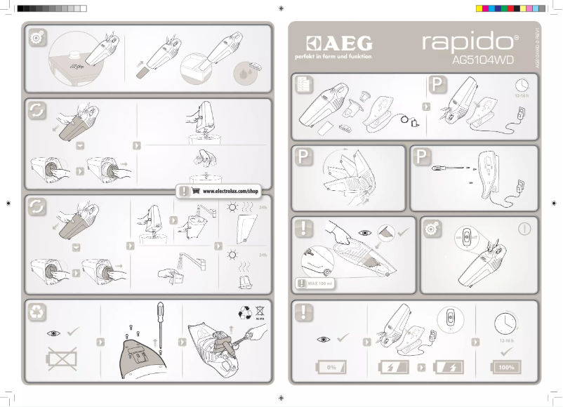 Image de la première page du manuel de l'appareil AG5108