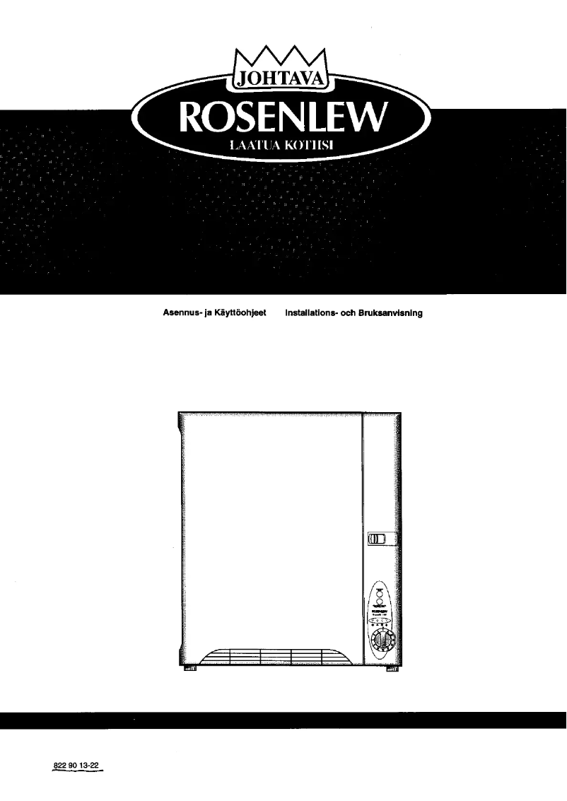 Page n°1 - Manuel utilisateur Rosenlew RTK109