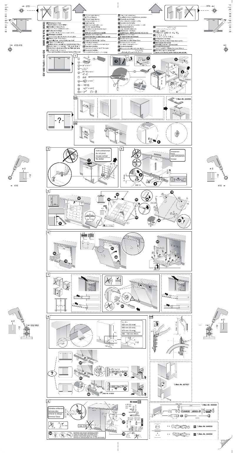 Page n°1 - Guide d'installation Siemens SR66T096EU