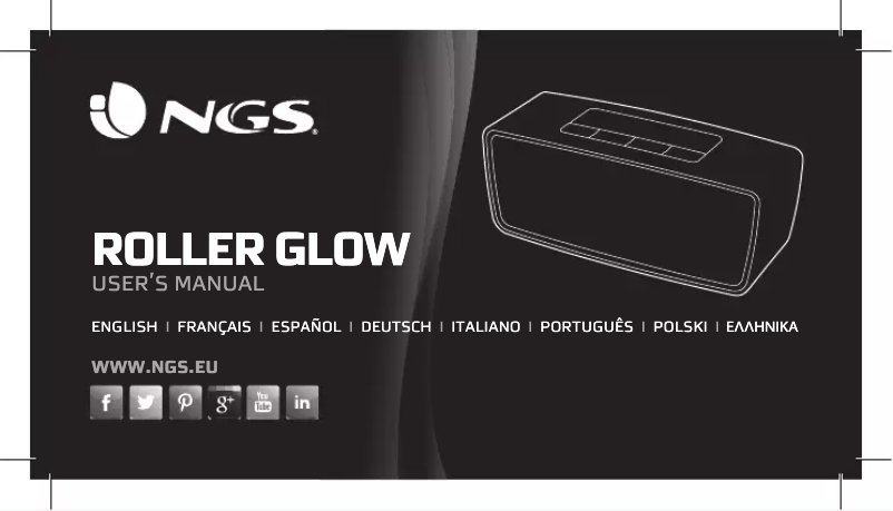 Image de la première page du manuel de l'appareil Roller Glow