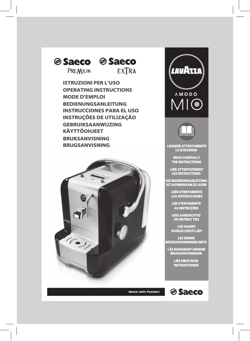Page 1 de la notice Manuel utilisateur Electrolux A Modo Mio