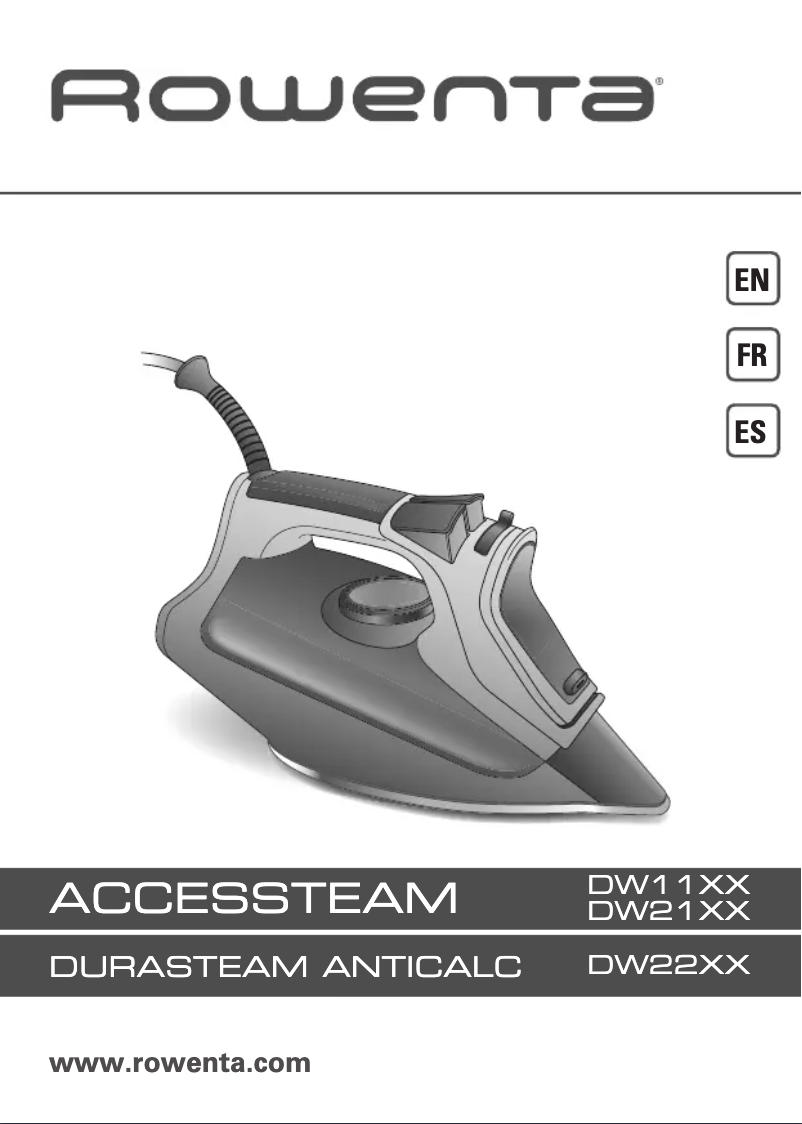 Page 1 de la notice Manuel utilisateur Rowenta Accessteam DW1170U1