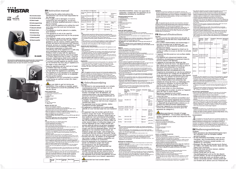 Image de la première page du manuel de l'appareil FR-6984PR