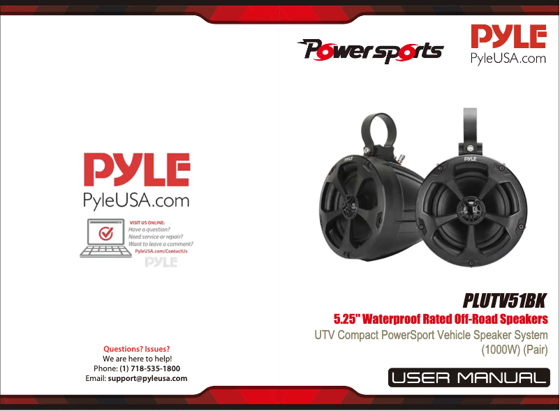 Image de la première page du manuel de l'appareil PLUTV51BK