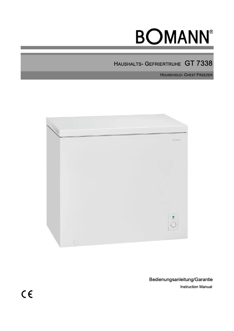 Image de la première page du manuel de l'appareil GT 7338